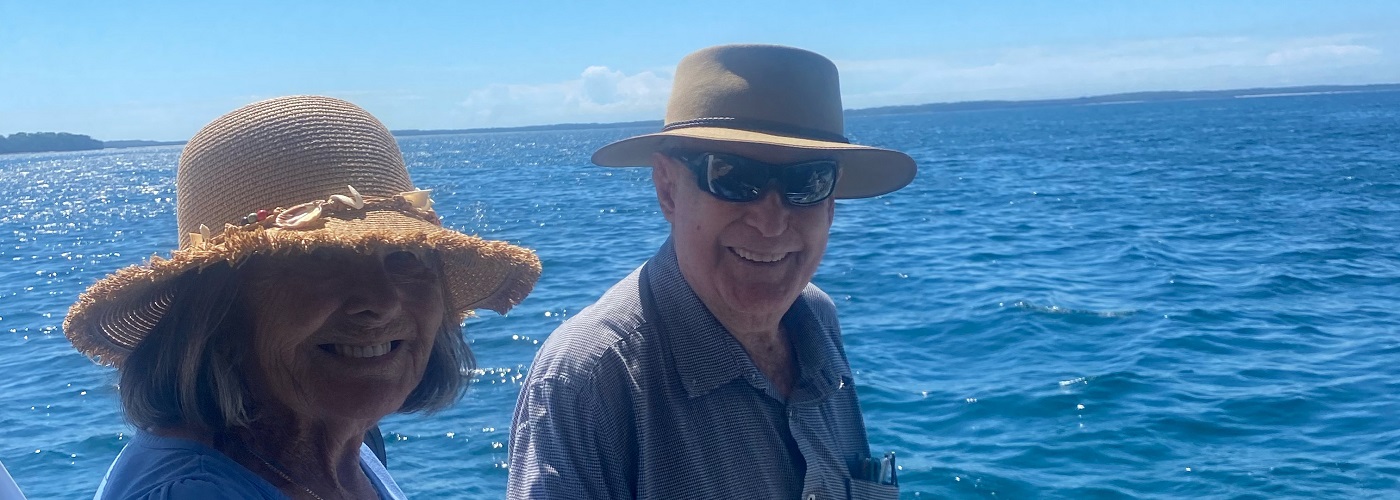 Coastal Waters residents on their dolphin cruise