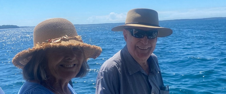 Coastal Waters residents on their dolphin cruise Coastal Waters residents on their dolphin cruise