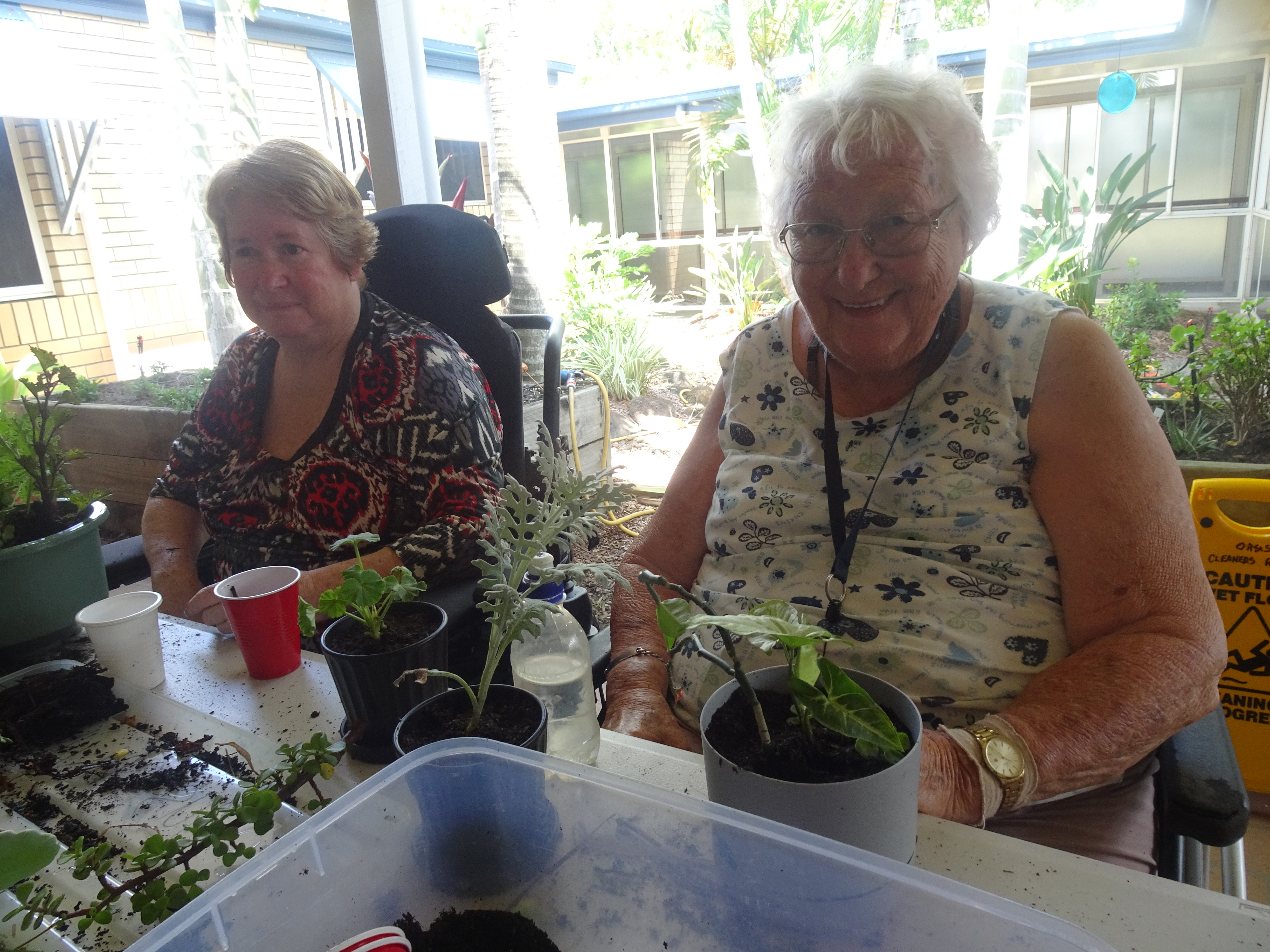 Fairways RAC Garden Club Jenny Cole and Shirley Johannesen.JPG