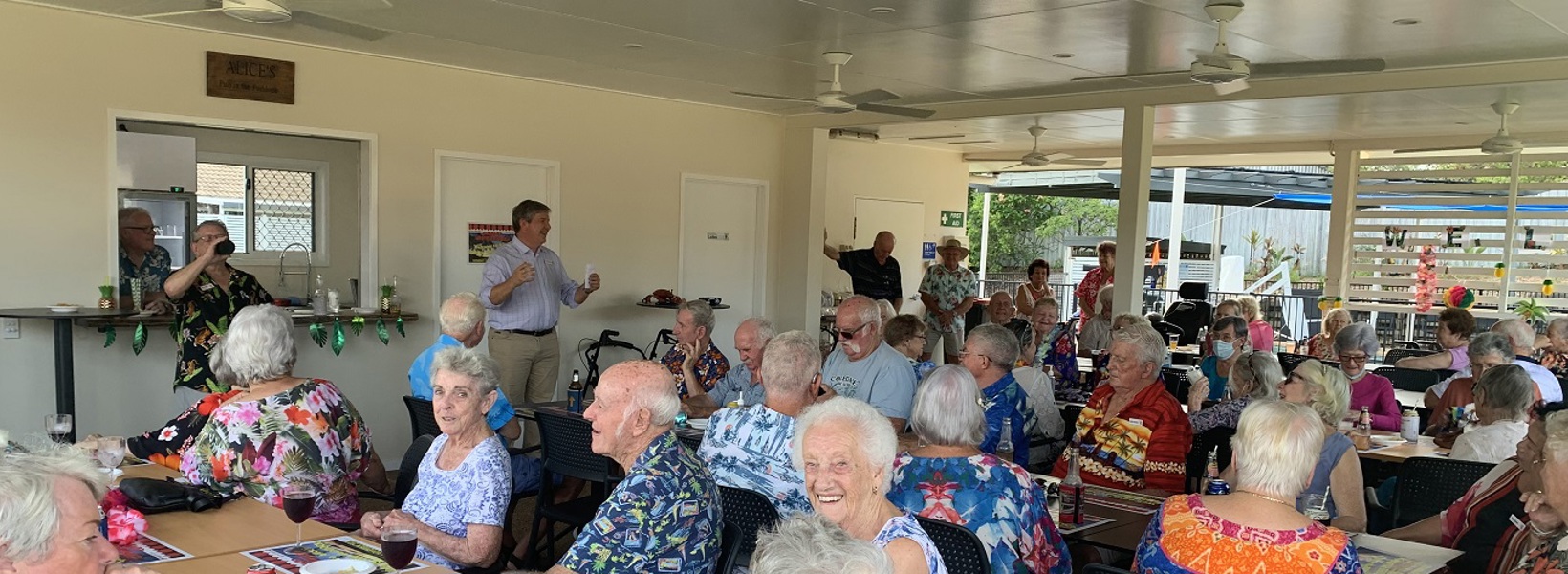 Rowes Bay's new BBQ area Rowes Bay's new BBQ area