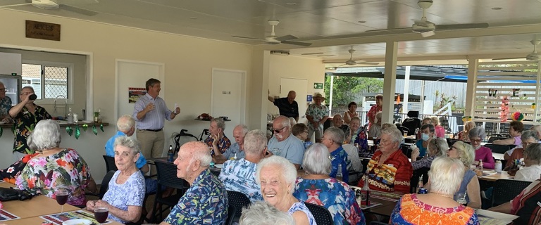 Rowes Bay's new BBQ area Rowes Bay's new BBQ area