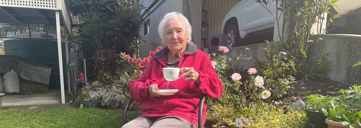 The Centenarian Club's newest member, Grace