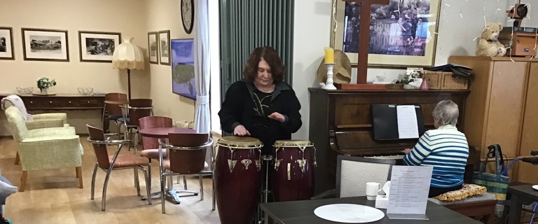 Hillside resident reconnects with rhythmic roots Hillside resident reconnects with rhythmic roots