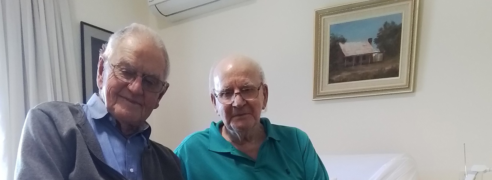 John and resident Norm.jpg John and resident Norm.jpg