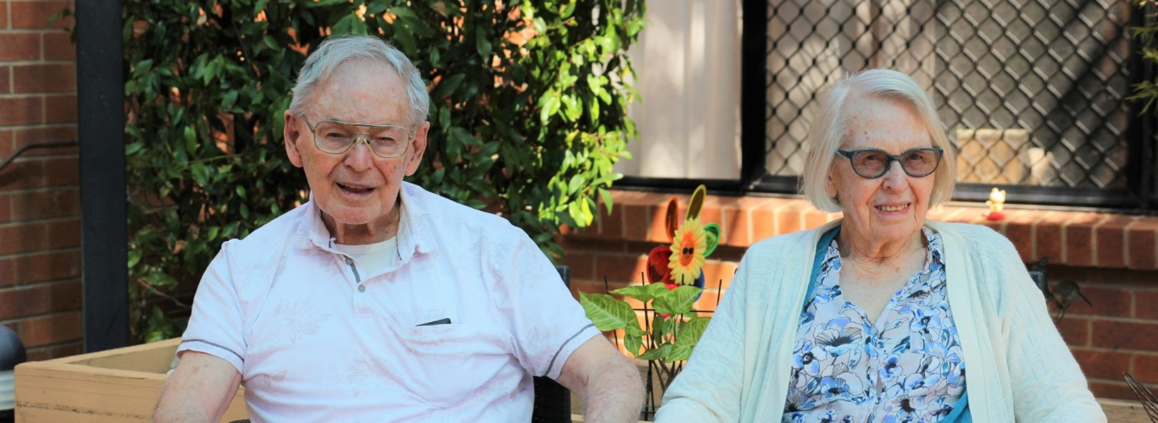 Couple continues love story into aged care Couple continues love story into aged care