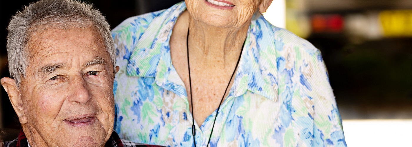 Marion and Desmond love spending time with their great-grandchild