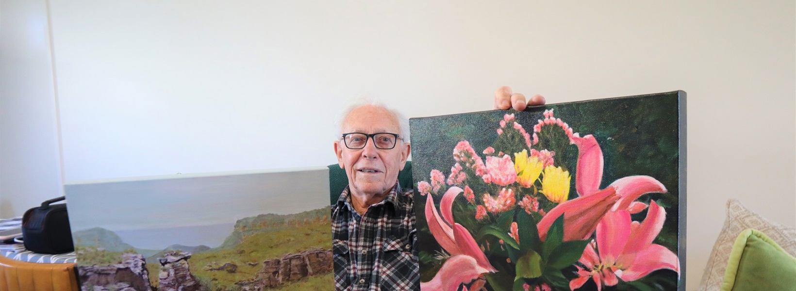 Neville has been a part of the Toowoomba Art Society for eight years. Neville has been a part of the Toowoomba Art Society for eight years.
