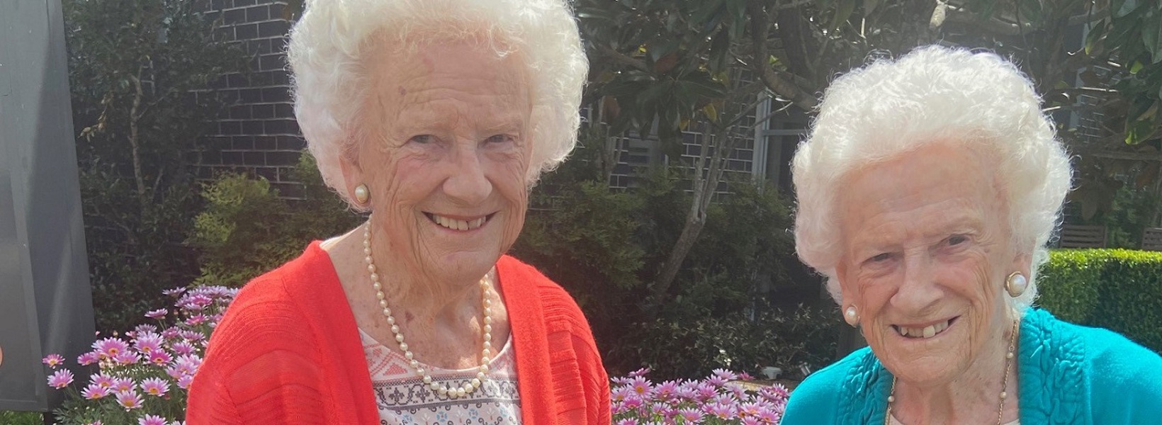 Pam and Pat celebrating their 90th birthday together Pam and Pat celebrating their 90th birthday together