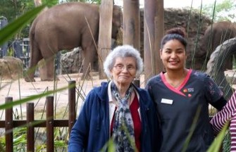 Nursing assistant Samjana supported Pemulwuy residents during their visits to Taronga Zoo where they saw many animals including elephants and (inset) Sumatran tigers. Nursing assistant Samjana supported Pemulwuy residents during their visits to Taronga Zoo where they saw many animals including elephants and (inset) Sumatran tigers.