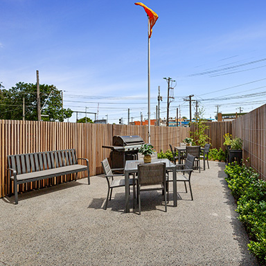 Bayside outdoor entertaining