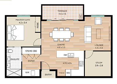 Martha Bay 119 floorplan